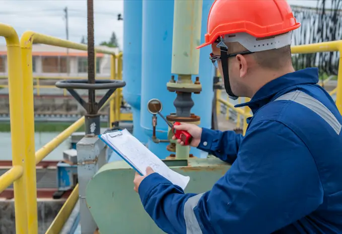 Os resultados são consolidados em laudo técnico elaborado por engenheiro habilitado.