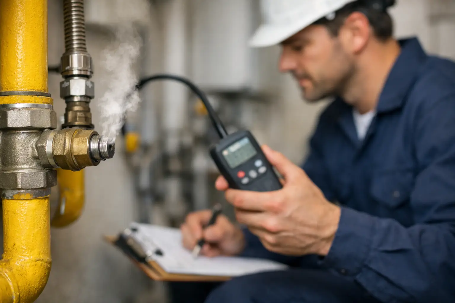 Gas line leak testing: quando exigir laudo