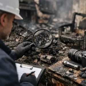 Perícia de origem de incêndio: como funciona