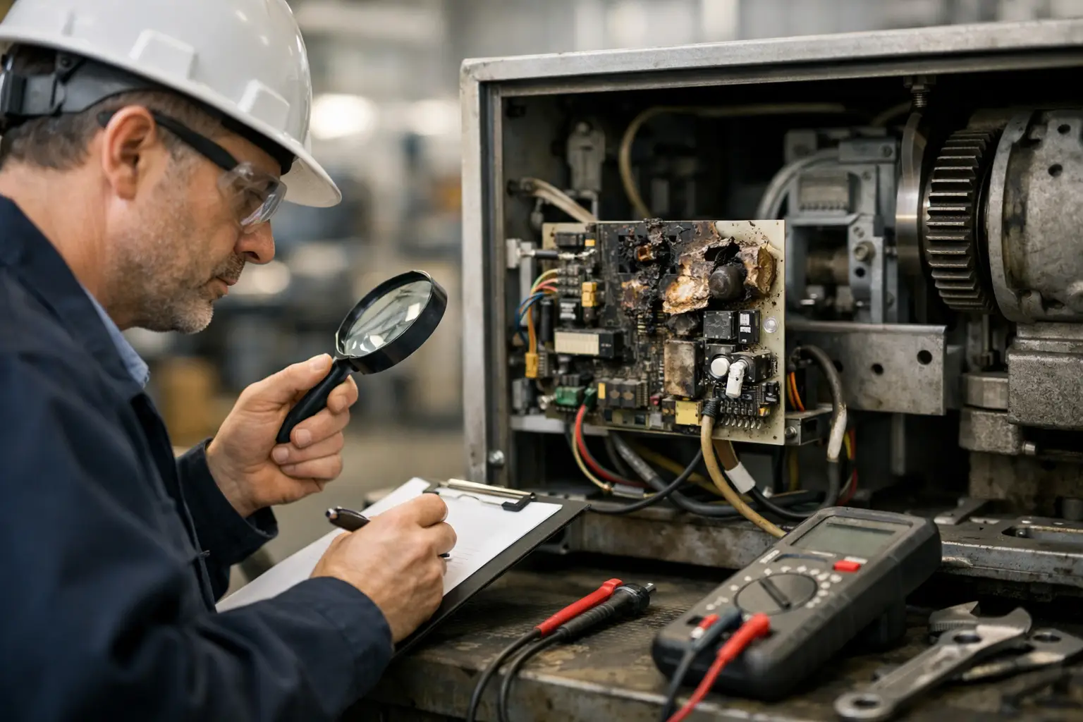 Perícia técnica em falha de equipamento