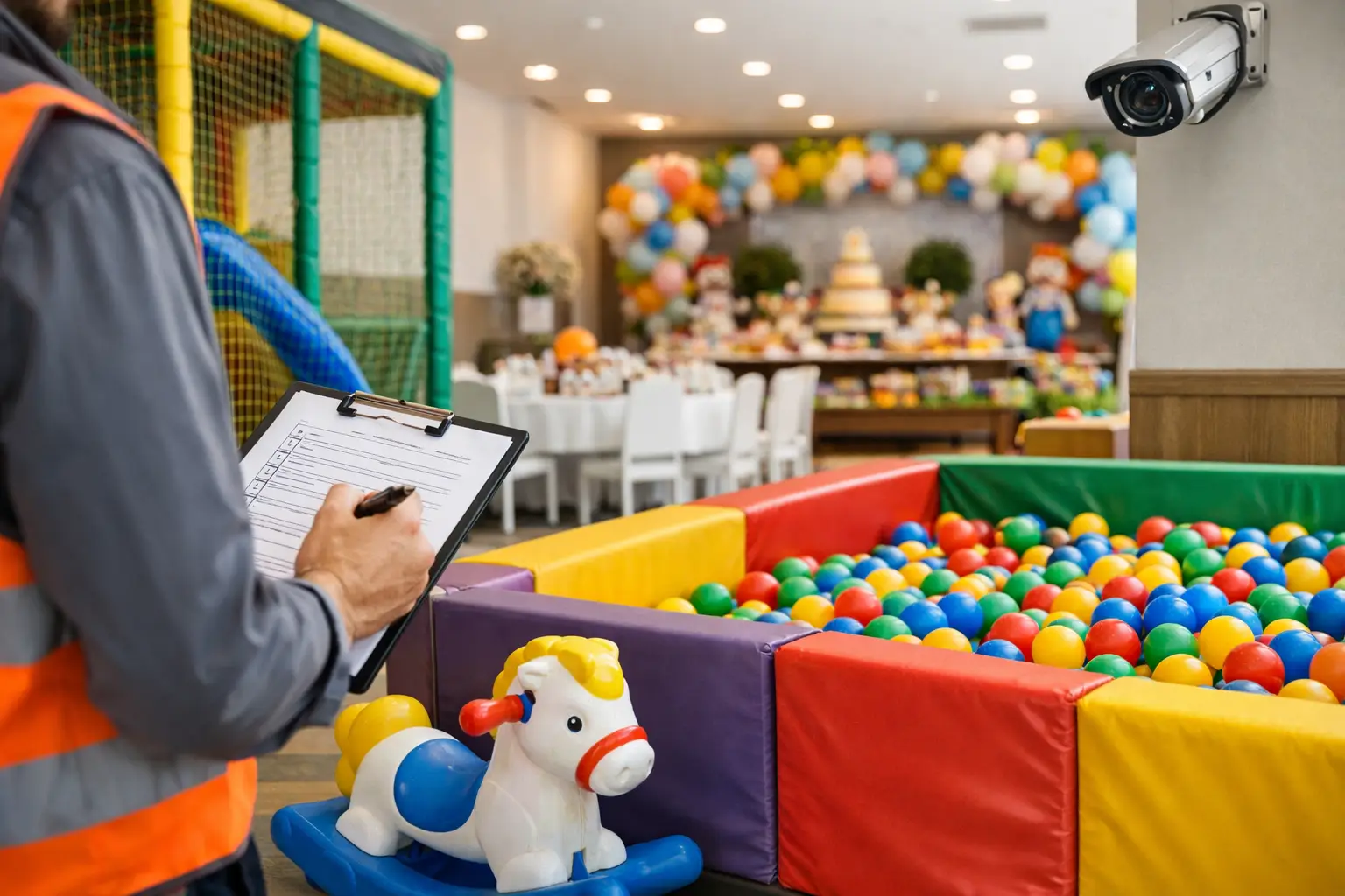 Adequação de buffet infantil com segurança