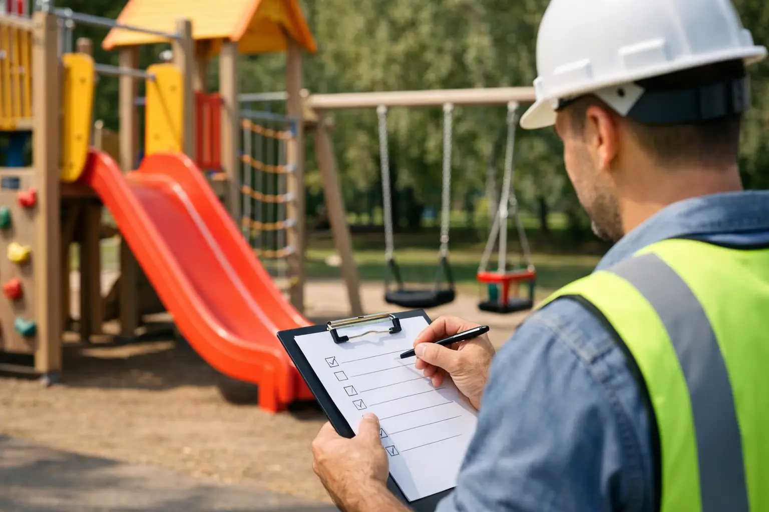 Checklist de inspeção playground infantil