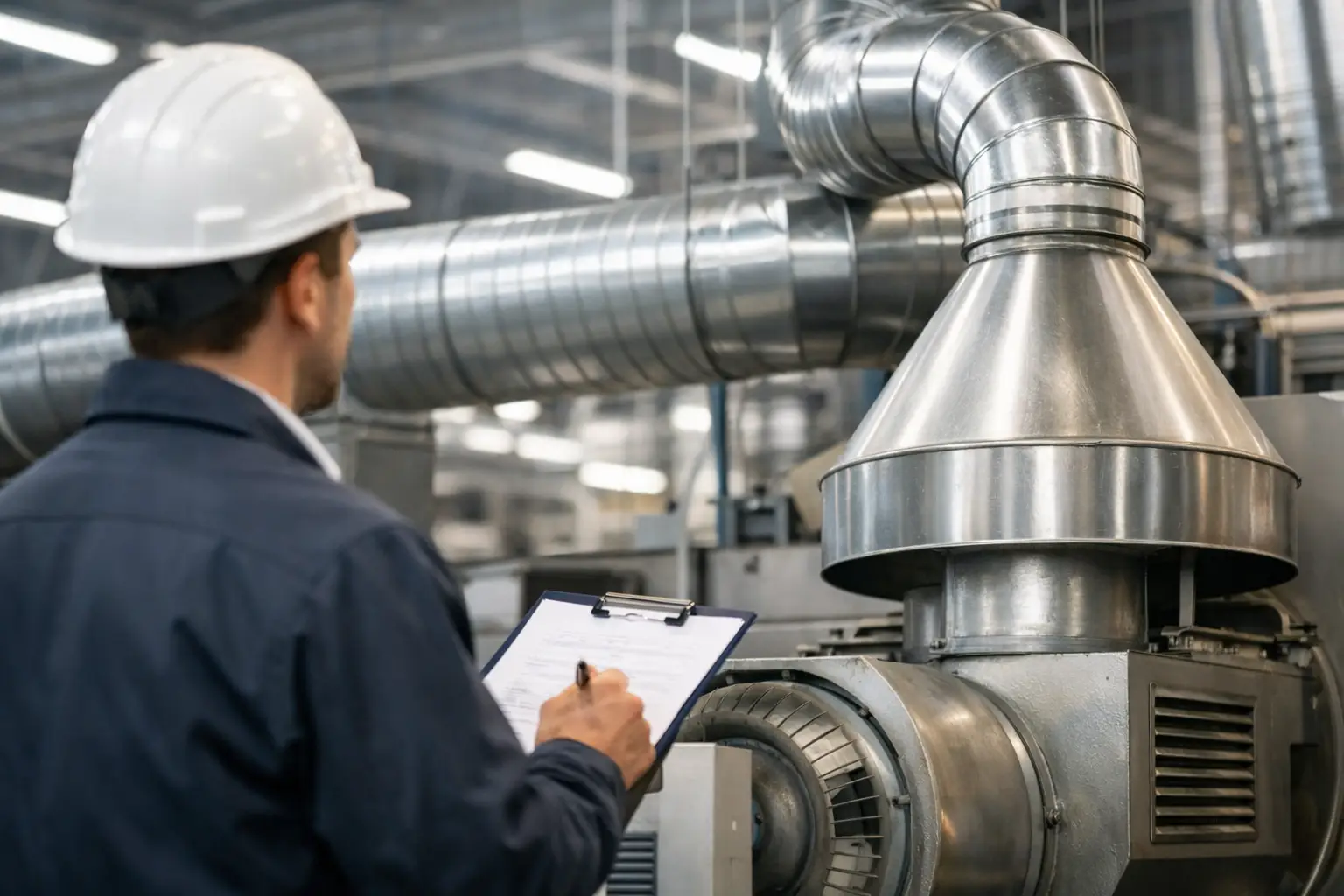 Laudo em Sistema de Exaustão Industrial