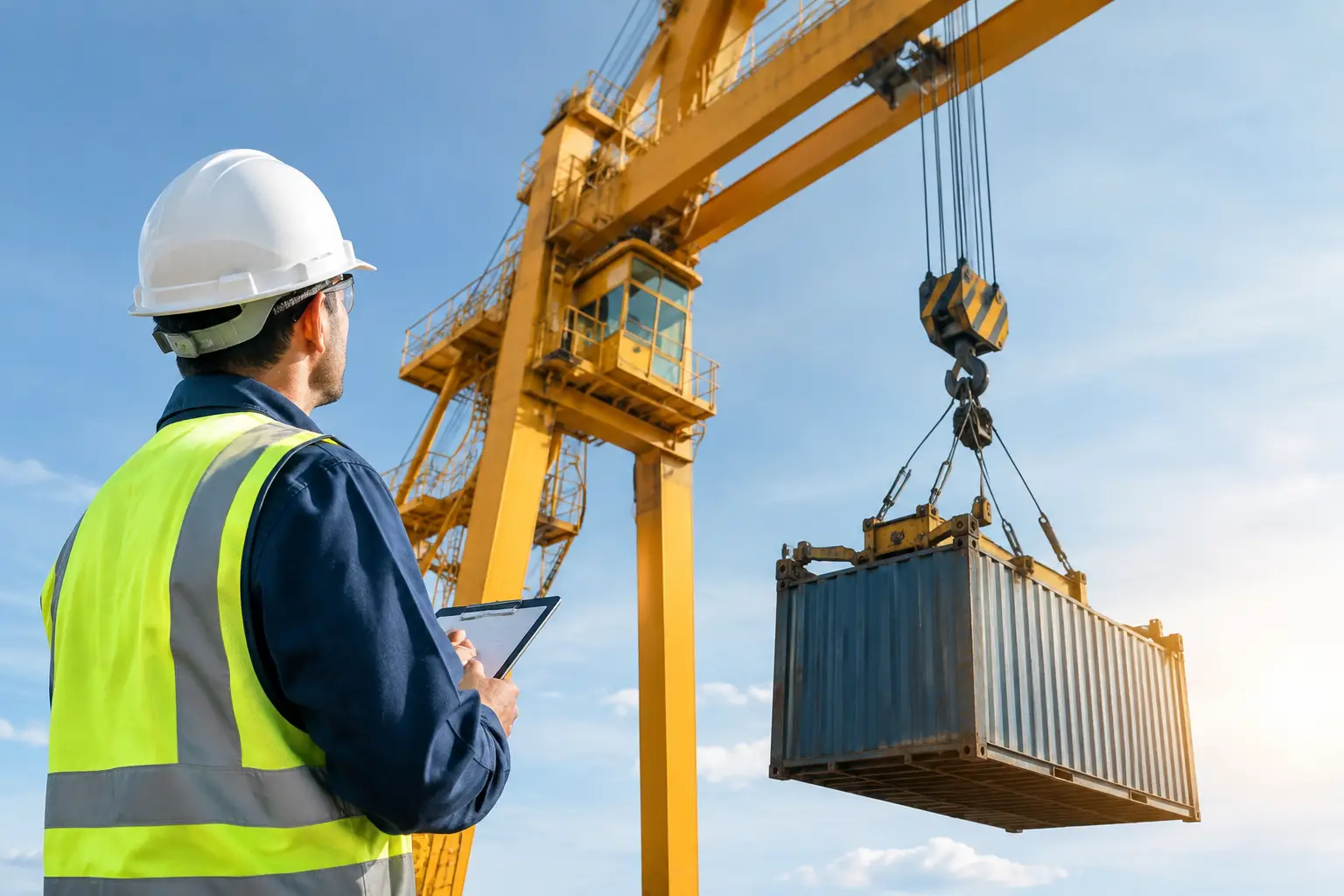 Melhores práticas de segurança em guindastes industriais