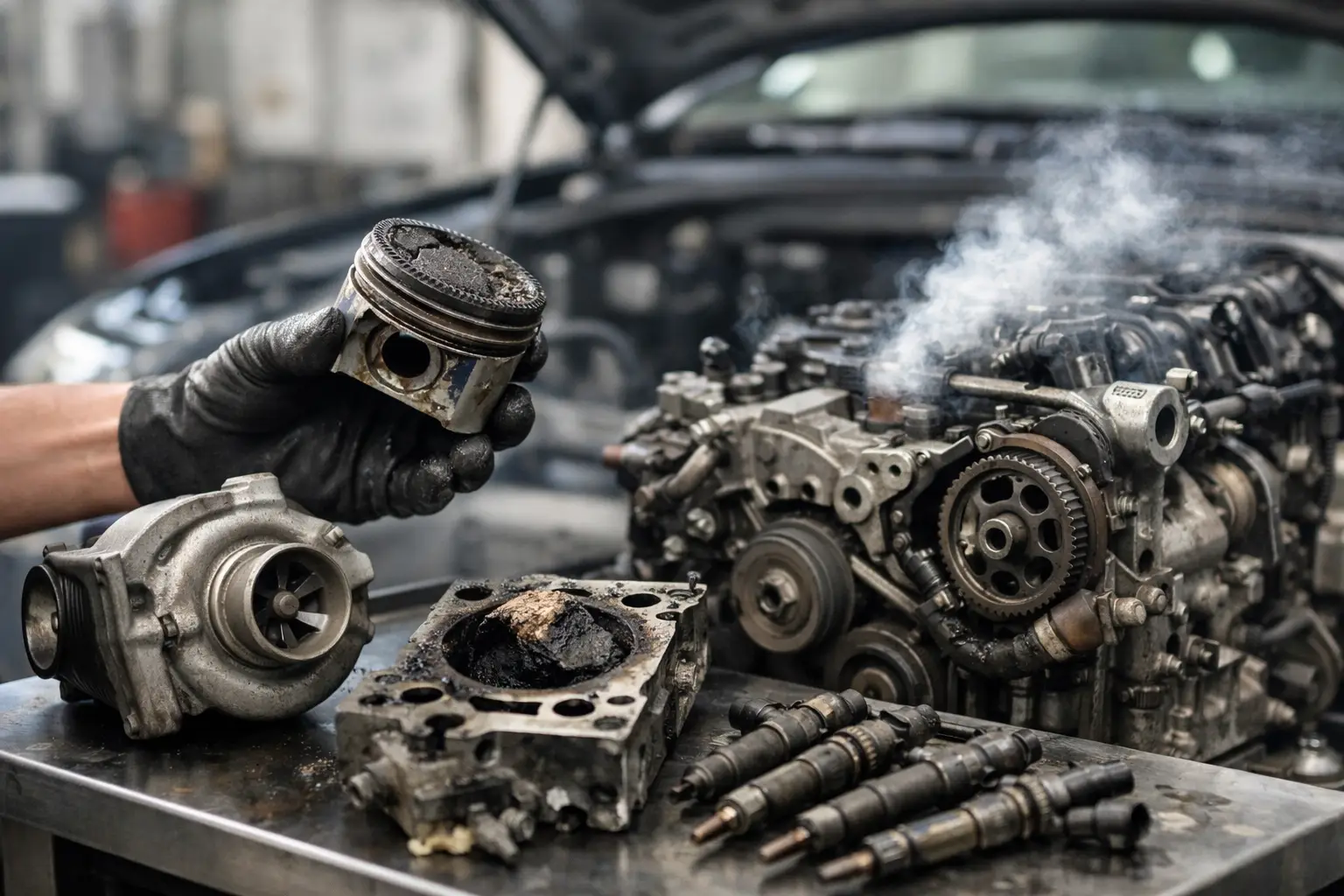 Principais falhas em motores diesel e causas