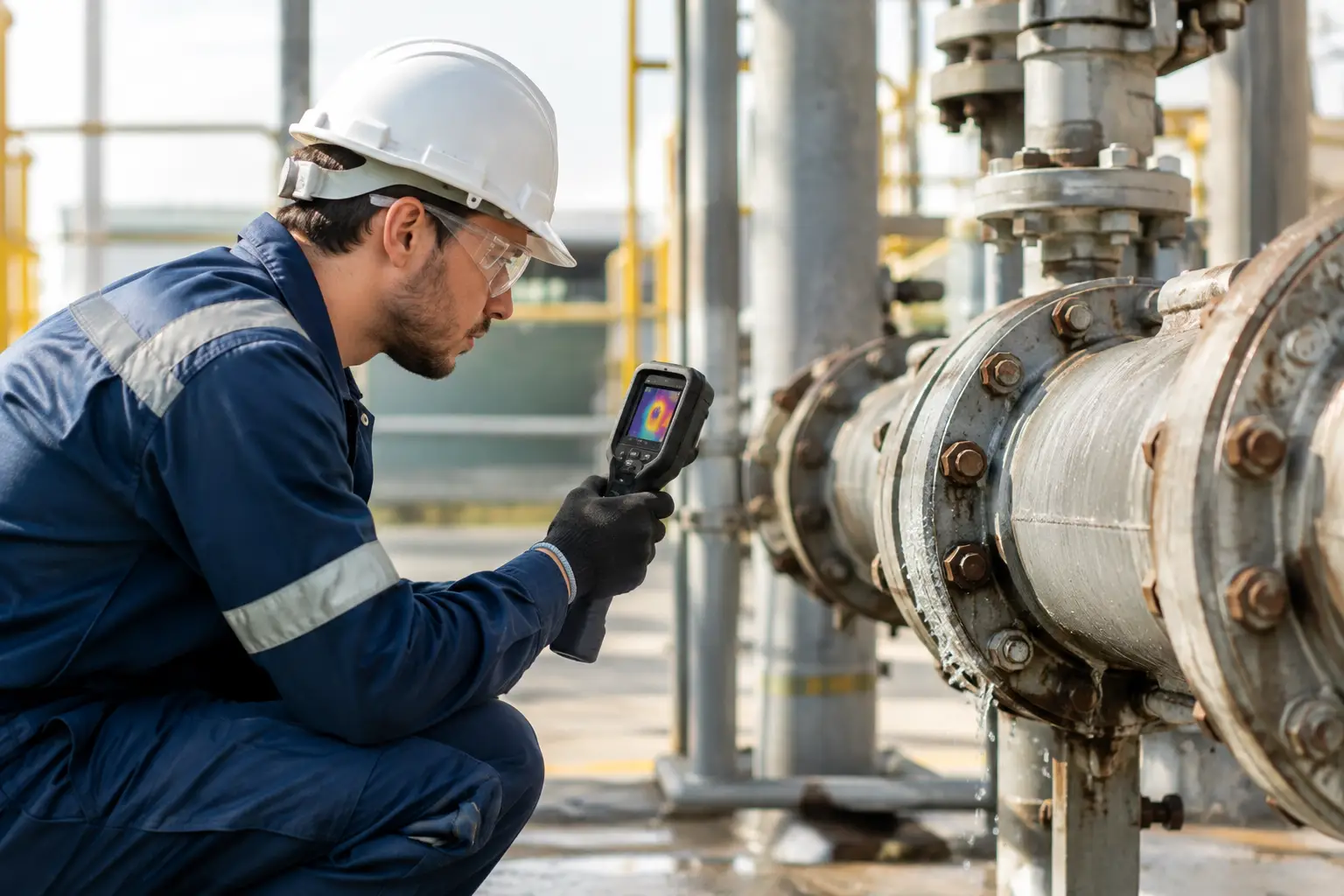 Como avaliar vazamentos industriais com segurança
