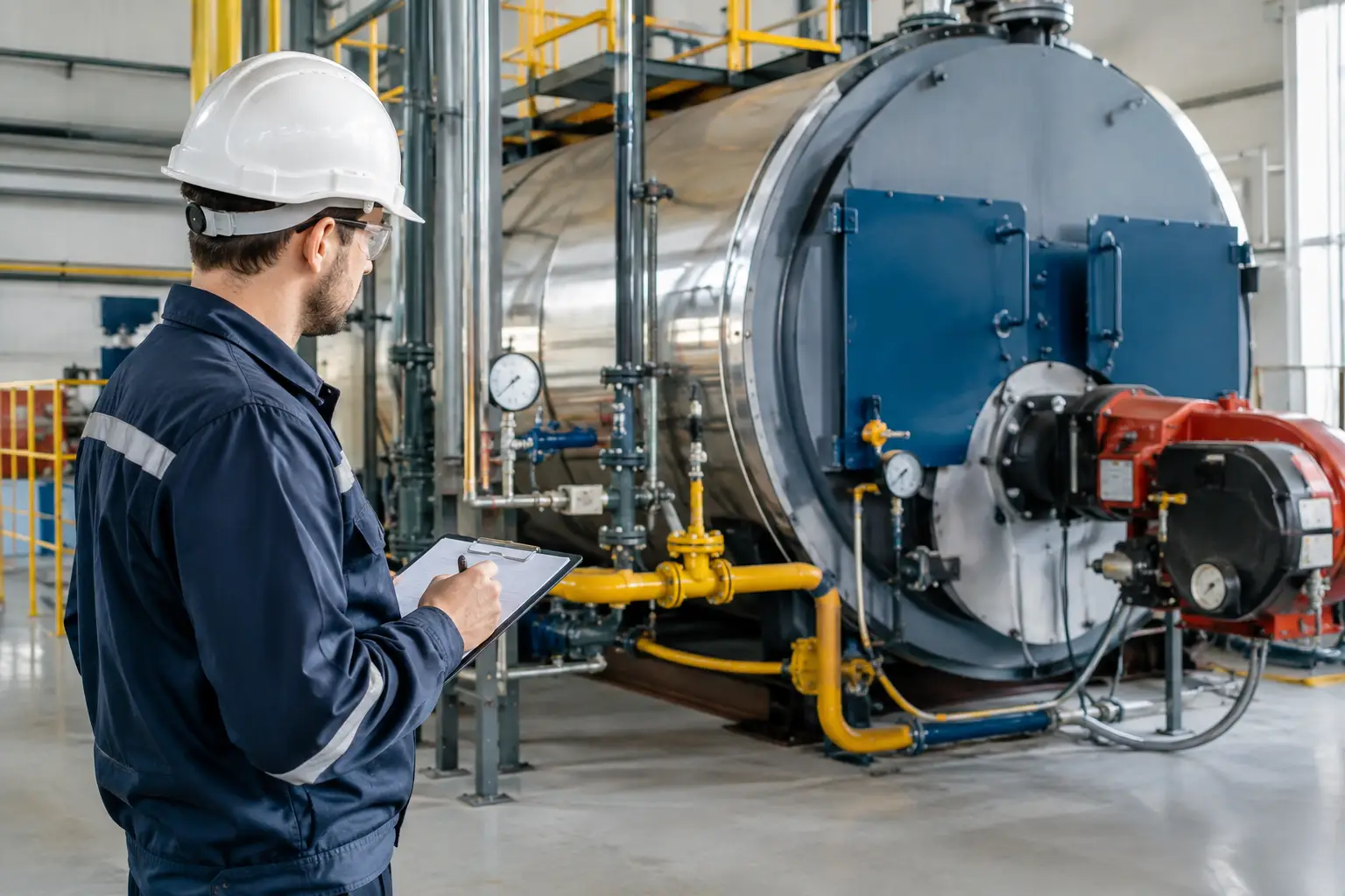 Segurança de caldeiras industriais: riscos e controle